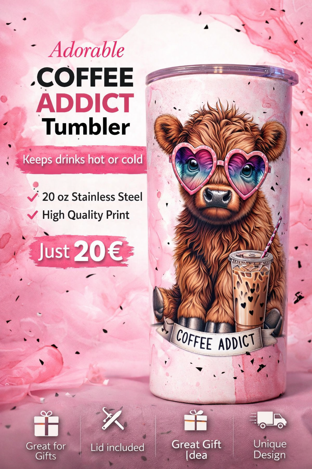 Coffee Addict Tumbler